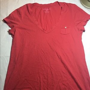 Eddie Bauer v-neck short sleeve t shirt